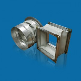 Вставка гибкая для вентиляторов канальных прямоугольных ВКП (шинорейка/шинорейка) ВГ 100-50