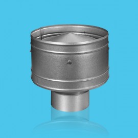 Дефлектор вентиляционный Д (оцинкованная сталь, ниппель) ф 100